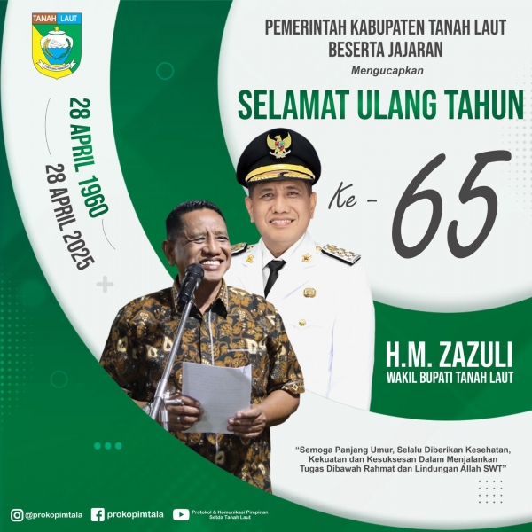 Wabup ultah 65 tahun